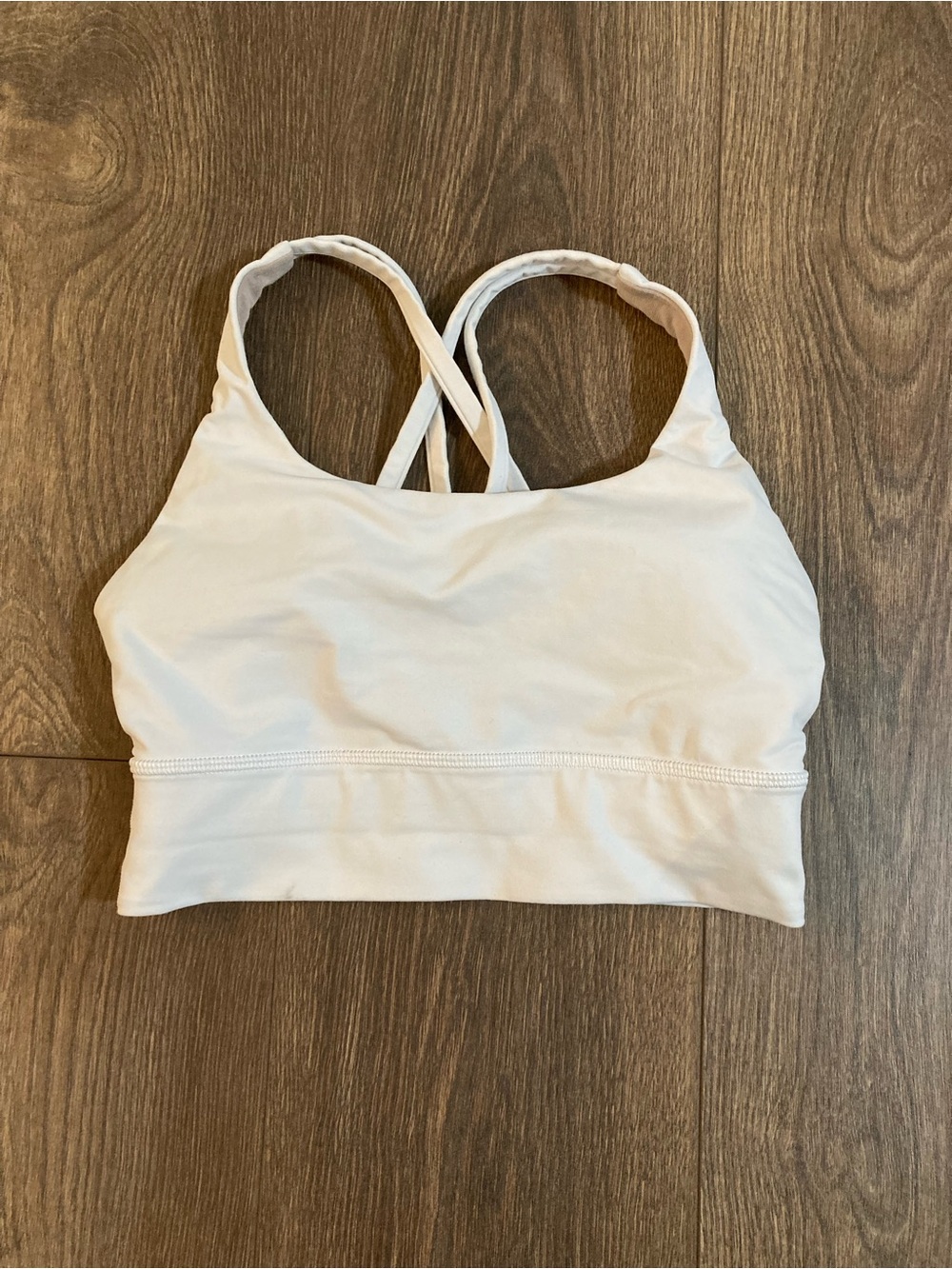 Lululemon Women’s White Medium Support Sports Bra Size 4